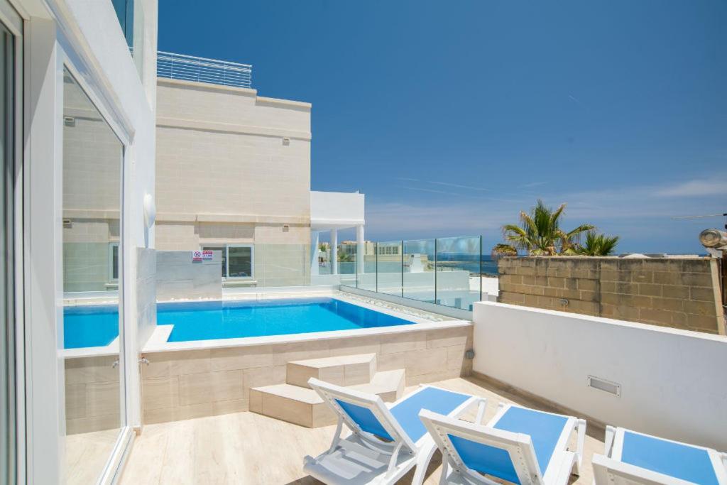 The Sea-Bank Villa Apartments Marsaskala Esterno foto